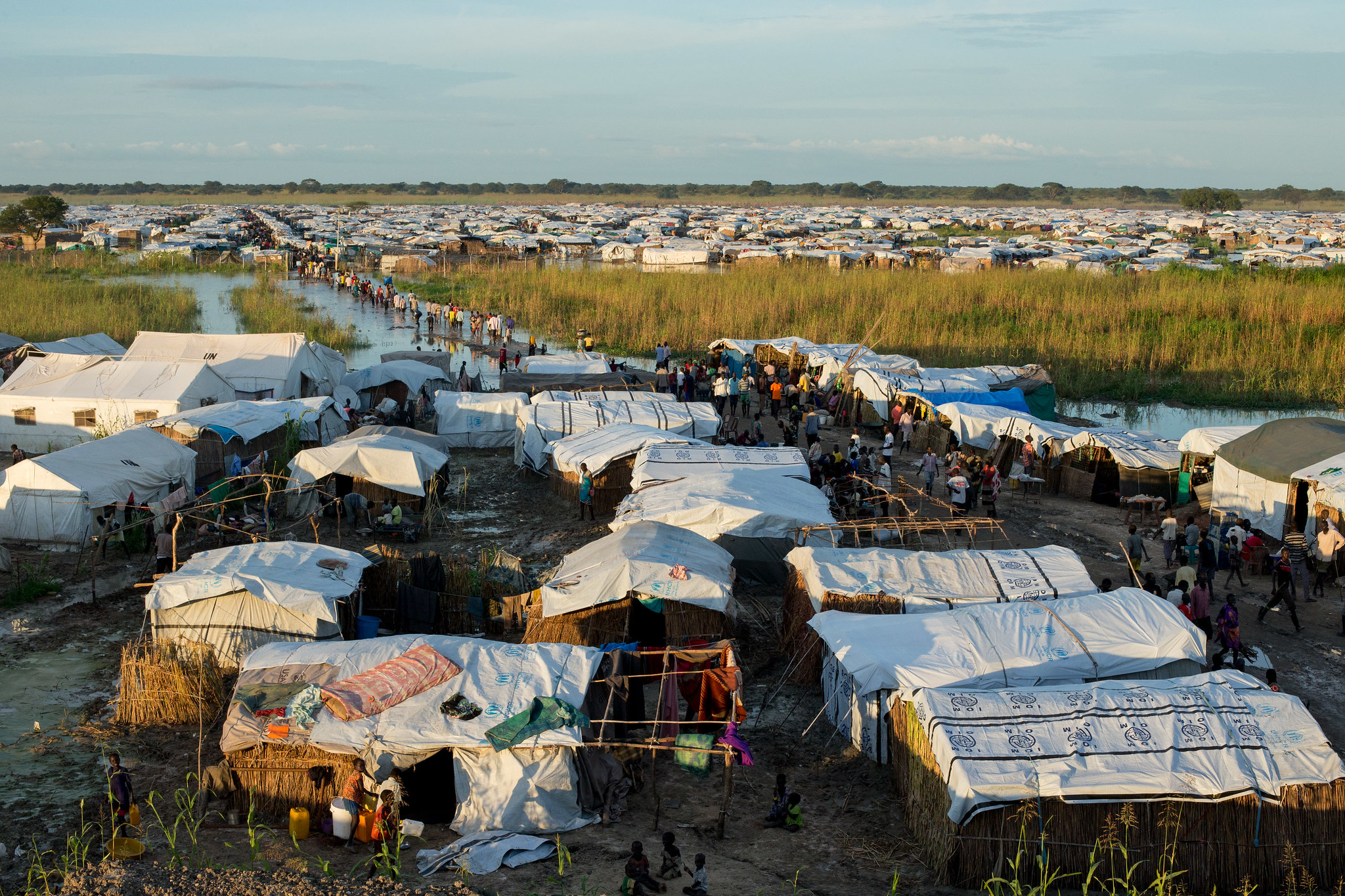 UNMISS Humanitarian Coordinator visits Bentiu IDP Camp with Dutch and British Ambassadors